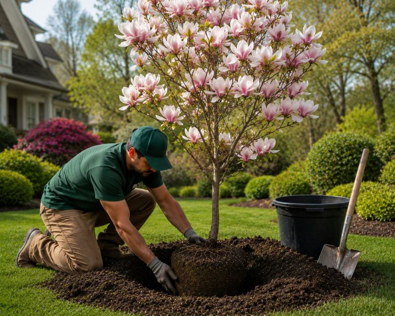 Increase Your Magnolia Tree Transplantation Business with an AI Driven, Targeted Website