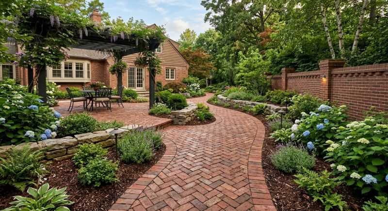 Brick Hardscape Construction in Danbury, CT