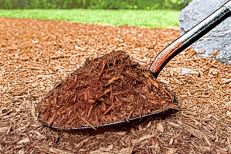 Shredded Mulch Installation in Ventura County, CA